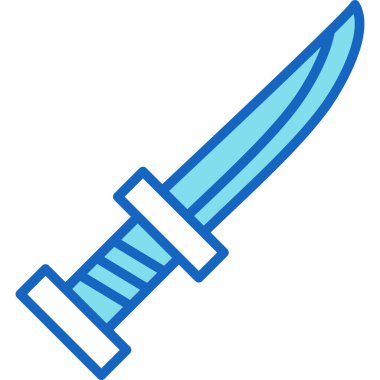 Hançer. Web simgesi basit illüstrasyon