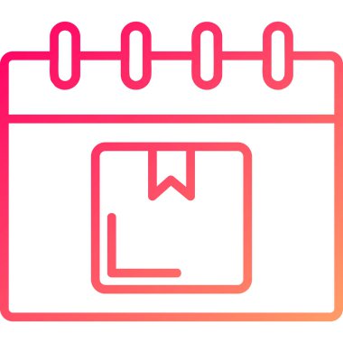 Takvim web simge vektör çizim