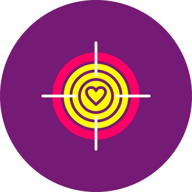 Bir kalbin vektör illüstrasyonu