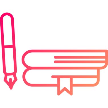 kalem simgesi vektör illüstrasyonu