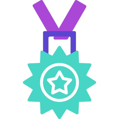 Madalya. Basit bir çizim. dizayn