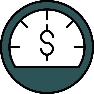 zaman simgesi, vektör illüstrasyonu