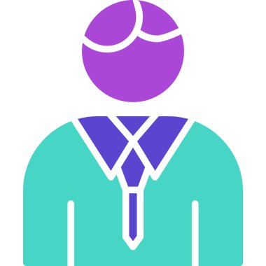 Modern simgenin vektör illüstrasyonu