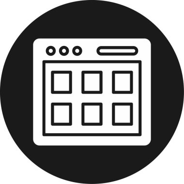 Hesap makinesi simgesinin vektör illüstrasyonu