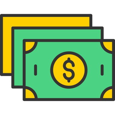 Kolayca düzenleyebilen veya düzenleyebilen Nakit Vektör simgesi