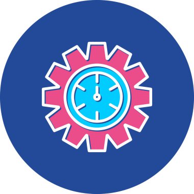 Vites simgesi vektör çizimi tasarımı