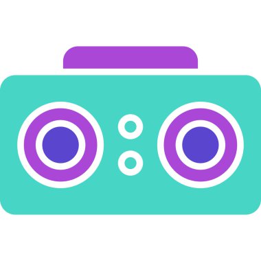 Kamera. Web simgesi basit illüstrasyon