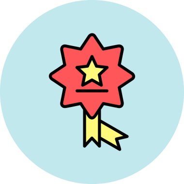 Yıldız. Web simgesi basit illüstrasyon