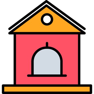 Kuş. Web simgesi basit illüstrasyon