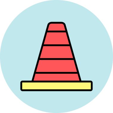 yol simgesi vektör illüstrasyonu