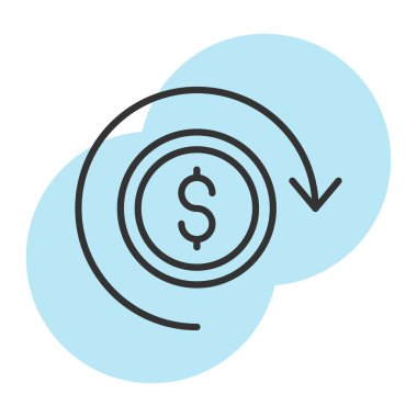 para simgesi vektör illüstrasyonu