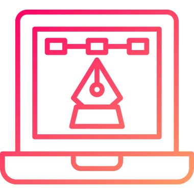 Seo simgesinin vektör illüstrasyonu