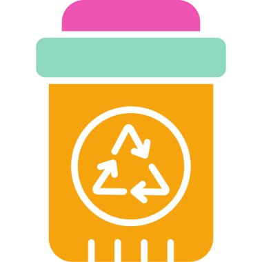 Geri dönüşüm simgesi vektör resimlemesi