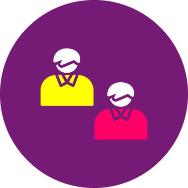 vektör insanlar simge illüstrasyonu