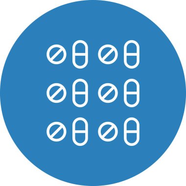 hap vektör çizgisi simgesi