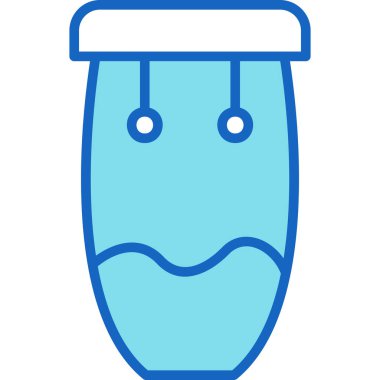 Çanta simgesinin vektör illüstrasyonu