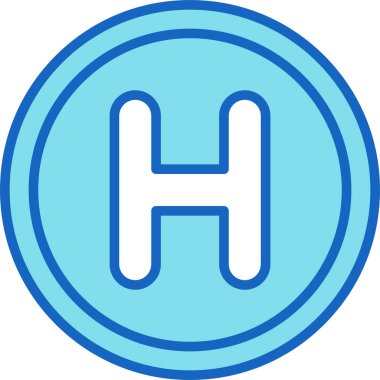 Hastane Simgesi Vektör İllüstrasyonu