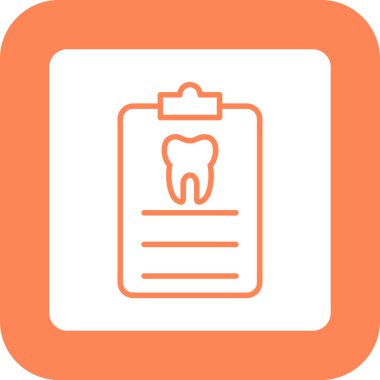 Diş Modern ikon vektör illüstrasyonu