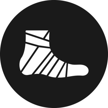 çorap simgesi vektör illüstrasyonu