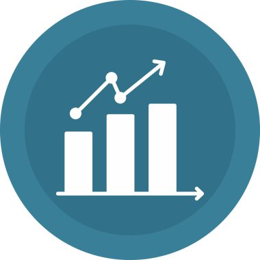 grafik ikonu vektör illüstrasyonu