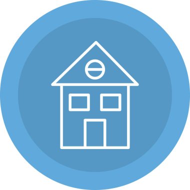 Ev simgesi vektör illüstrasyonu