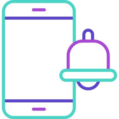 - Telefon. Web simgesi basit illüstrasyon