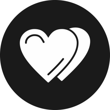 kalp simgesi, vektör illüstrasyonu