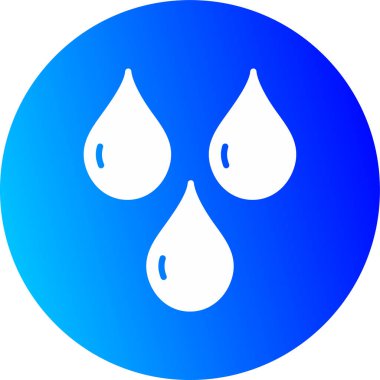 Su damlası ikonu. vektör illüstrasyonu