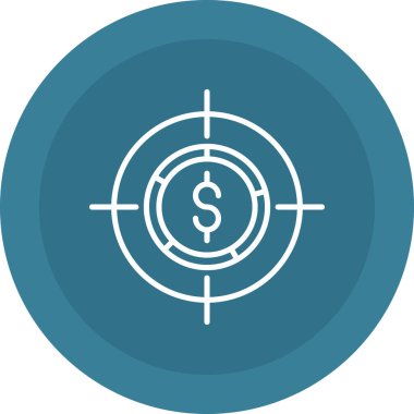 vektör para simgesi illüstrasyonu