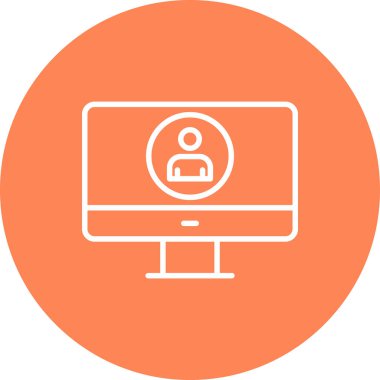 vektör izleyici simgesi illüstrasyonu