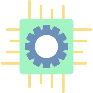 Modern bir simgenin vektör illüstrasyonu