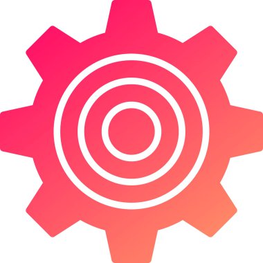 dişli simgesi vektör illüstrasyonu