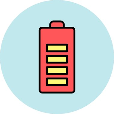 pil vektör illüstrasyonu