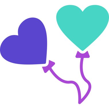 vektör kalp illüstrasyonu