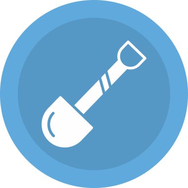 Kürek simgesinin vektör illüstrasyonu