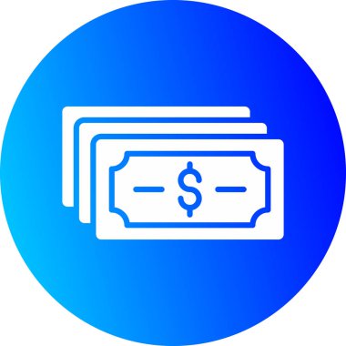 Dolar. Web simgesi basit tasarım