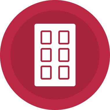 Soyut arkaplanda hesaplayıcı simgesi izole edildi