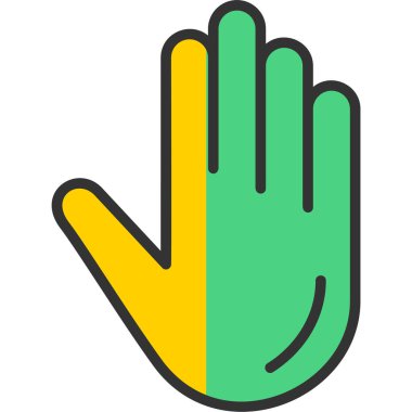 El imleç simgesi. vektör illüstrasyonu