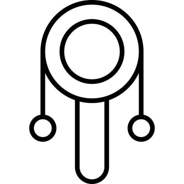 Veri analiz simgesi, vektör illüstrasyonu