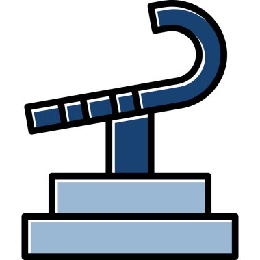 Kupa. Web simgesi basit illüstrasyon