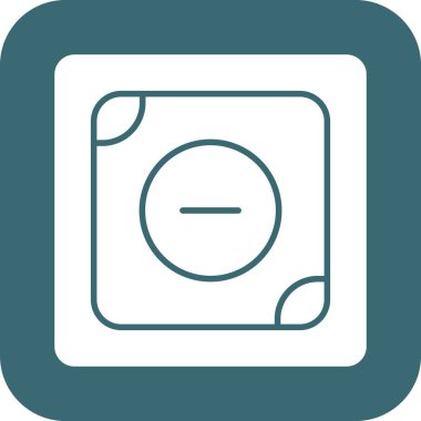 Bir b eksikliği simgesinin vektör çizimi