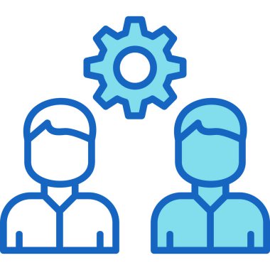 Takım simgesi vektör illüstrasyonu