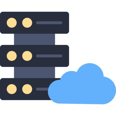 bulut depolama sunucusu simgesi