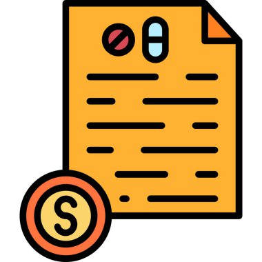 Sözleşme. Web simgesi basit illüstrasyon