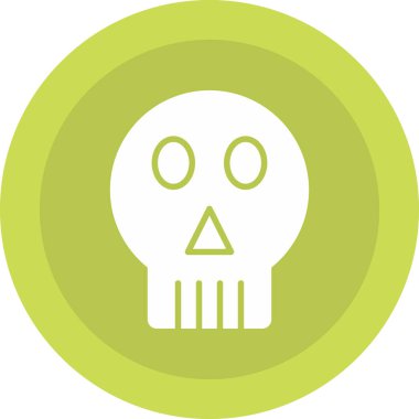 kafatası modern vektör simgesi