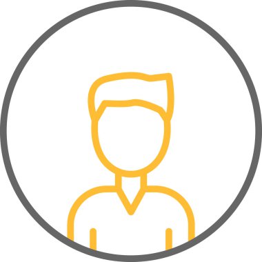 kullanıcı düz vektör simgesi