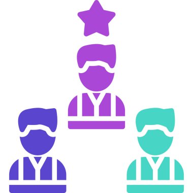 Bir takım simgesinin vektör illüstrasyonu