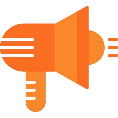 duyuru megafon vektör simgesi