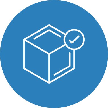 Vektör kutusu simgesi, illüstrasyon