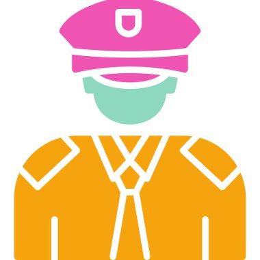 askeri simge, vektör illüstrasyonu